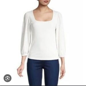 Sanctuary Puff Sleeve Fitted Blouse